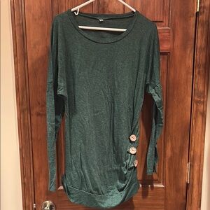Green tunic Women's Top